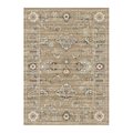 Auric 3562-0011-BEIGE Colosseo Area Rug, Beige - 5 ft. 3 in. x 7 ft. 3 in. AU1617886